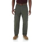 RIGGS WORKWEAR by Wrangler Men's Ranger Pant, Loden,36 x 32