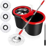 Spin Mop and Bucket with Wringer Se