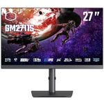 Cooler Master GM2711S 27" Monitor - WQHD (2560x1440), 180Hz, 0.5ms MPRT, Ultra-IPS Panel, 95% DCI-P3 Colour Gamut, DisplayHDR 400, ART Film, Low Blue Light, Speakers, 4-Way Stand, DP 1.4, HDMI 2.0