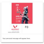 VALORANT E-Gift Card -Flat 2% Off - $25 Riot Cash - PC [Redeemable In-Game]