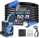Seeutek 50 Amp Generator Cord and P