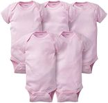 Gerber Baby 5-Pack Solid Onesies Bo