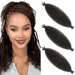 Springy Afro Twist Hair 3 Packs 24 Inch Pre-Separated Spring Twist for Faux Locs Kinky Marley Crochet Braiding Hair Extensions for Black Women (4#, 24inch(Pack of 3))
