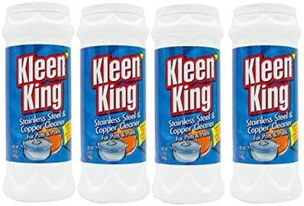 4 Pk, Kleen King Stailess Steel & Copper Cleaner for Pots & Pans, 14 Oz