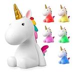 Sweet Ponies Unicorn LED Night Light - Color Changing Bedroom Lamp in Gift Package - Rechargeable - Unicorn Candy