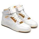 ASIAN Carnival-02 Men's High Top Casual Chunky Fashion Sneakers,Dancing Shoes | Basketball Shoes with Rubber Outsole for Boys… Cream TAN