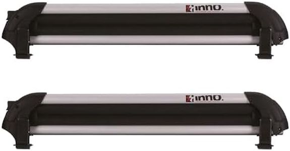 CARMATE IN926 Roof Carrier Inno Ski Snowboard Attachment, Gravity/Silver