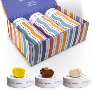 Taffy.com Gourmet Candy Taffy Gift Set - Seaside Favorite (Pack of 3) - Chocolate Fudge, Banana Bonanza, Very Vanilla