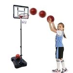 SOEVIEE Kids Basketball Hoop for In