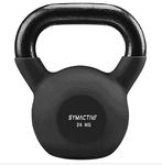 Amazon Brand - Symactive Neoprene Coated Solid Kettlebell for Gym Exercises (24 Kg)