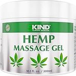 5kind Hemp Active Gel 300ml - High Strength Hemp Cream Formula - Natural Hemp Massage Gel for Back, Muscles, Feet, Knees, Neck & Shoulders - Hemp Gel Muscle Rub Rich in Natural Extracts