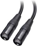 Cable Matters Shielded Cat6 Ethernet Cable Compatible with EtherCON RJ45 Connectors in Black - 30 ft for Professional Audio, Video, and Networking Applications