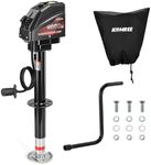 Kohree 9000 lbs Electric Trailer Jack with 7 Way Plug, 12V A-Frame Power Tongue Jack with 22" Lift, Heavy Duty RV Camper Travel Trailer Jack with Manual Crank Handle & Weatherproof Cover