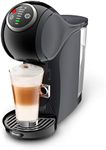 Nescafé Dolce Gusto De'Longhi Genio S Plus EDG315.CGY, Automatic Coffee Machine, Capsule Coffee Machine, Espresso Boost, Cappuccino, Energy Saving Auto Shut-Off, 15 Bar Pressure, Anthracite