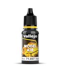 Vallejo Model Air 17 ml Acrylic Paint - Black