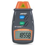 AGPtek® Professional Digital Laser Photo Tachometer Non Contact RPM Tach