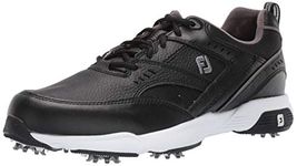 FootJoy Men's Sneaker-Previous Season Style Golf Shoes, Black, 11 Wide