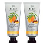 Nat Habit Mango Cinnamon Youth Hand Cream Fresh Whipped Hand Malai With Shea Butter For Men & Women, Hand Skin Moisturization, Anti-Aging Spots & Wrinkles (Pack of 2 x 30 ml)