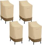 Classic Accessories Veranda Patio Bar Chair/Stool Cover (4-Pack)