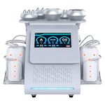 80K Ultrasonic Cavitation Machine, 6 in 1 Body Sculpting Machine Professional Skin Lift Radio Frequency Massager Multipolar Vacuum Reduction Device, for Arm Waist Thigh Hip