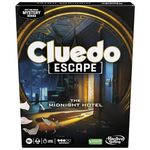 Cluedo Escape: The Midnight Hotel Board Game, 1-Time Solve Escape Room Games for 1-6 Players, Cooperative Mystery Games