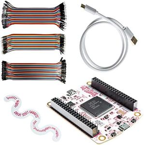 Great Scott Gadgets GreatFET One Bundle - Hi-Speed USB Peripheral, Logic Analyzer, Debugger and Development Board. Open Hardware. Includes GreatFET One, Wiggler, Cable & 120 Prototyping Wires