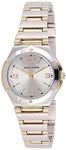 Anne Klein Women's 108655SVTT Two Tone Round Dress Watch