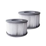 YanBan 2pcs Hot Tub Filters for MSpa Inflatable Pools, Enhanced Version Filter Cartridge Pump Fit for MSPA all Current Hot Tubs