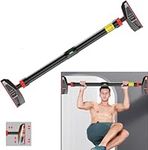 HAKENO Pull Up Bar for Doorway, Chin Up Bar Upper Body Workout No Screw Installation for Home Gym Exercise Fitness with Level Meter and Adjustable Width