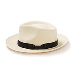 Stetson Large Retro Genuine Panama Natural Western Cowboy Hats Beige