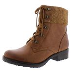 BareTraps Womens Orley Closed Toe Mid-Calf Fashion Boots, Cognac, Size 10.0