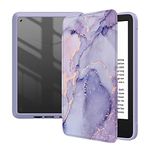 Fintie Hybrid Slim Case for All-New Kindle (11th Generation, 2022 Release) - Shockproof Cover Transparent Back Shell with Auto Sleep/Wake (NOT fit Kindle Paperwhite or Kindle Oasis), Lilac Marble