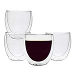 ComSaf Double Wall Cups Glass 250ml