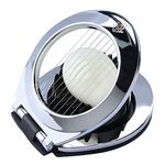 Vila KuChe Multi Function Stainless Steel Egg Slicer for Hard Boiled Eggs Dishwasher Safe Heavy Duty Egg Cutter Kitchen Helper