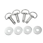 VPZMT Fasteners Hard Saddle Bags Mounting Pin Stud Bolts Fits for Harley Touring Electra Glide Street Glide Road Glide Road King Softail FLHX FLHR FLHS FXSTSl Deluxe FXSTS