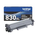 Brother Genuine TN830XL High Yield Black Toner Cartridge for 3,000 Pages