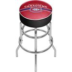 Trademark Gameroom NHL Chrome Bar Stool with Swivel-Montreal Canadiens