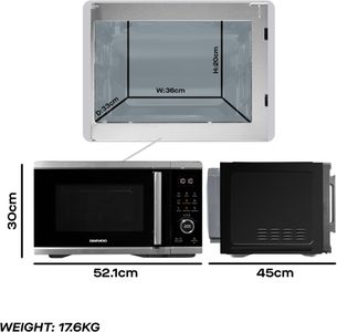 Daewoo 26L 5-in-1 Air Fryer Microwave – Multi-Function Oven