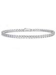 Diamond Moissanite Bracelet Bangle for Women Wife 6.7inch Sterling Silver Tennis Bracelet