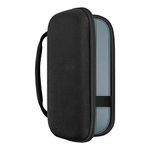 Geekria Shield Speaker Case Compatible with Bose SoundLink Flex Bluetooth Portable Case Cover, Replacement Hard Shell Portable Speaker Protective Carrying Bag with Cable Storage (Black/EVA)