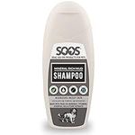 Soos Pets Pet Shampoo Natural Dead Sea Mineral Rich Mud Cruelty Free Fast Absorbing Skin Cooling First Aid Antib-acterial and Antif-ungal Odor Remover for Dogs and Cats - 1x Pet Shampoo (250ml)