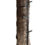 HECASA 20 ft Climbing Sticks for Hunting, Treestand Clinbing Sticks Ladder for Tree Stands & Deer Stand Double Step Steel Black