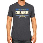 Team Fan Apparel NFL Adult Team Block Tagless T-Shirt - Cotton Blend - Charcoal - Perfect for Game Day - Comfort and Style