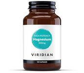 Viridian - High Potency Magnesium 300mg 120 Capsules | Vegan Formula | Supports Energy, Reduces Tiredness & Fatigue | No Artificial Fillers, Ethically Sourced