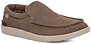 Sanuk Men's Sidewalk Surfer Lite 2 SL Loafer, Brown, 8