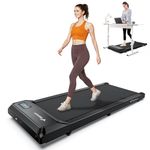 MERACH Walking Pad, Under Desk Treadmill, Portable Mini Treadmills for Home, Seamless One-Piece Molding Design, 265LBS Walkpad with Remote Control, APP, LED Display