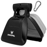 DOGOPAL Portable Pooper Scooper – Dog Poop Scoop for Small, Medium and Large Dogs – Poop Scoop with Bag Attachment - Dog Poop Bags and Leash Clip Included (Large, Grey)