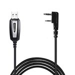 TIDRADIO CH340 Driver USB Programming Cable Support Chirp for baofeng UV-5R,UV-82,BF-F8HP,UV-82HP,5RM,5RX,K5PLUS,GM-15Pro,UV-5G Plus,UV-17R, TD-H8,TD-H3,TD-H6,Quansheng UV-K5 Two Way Radio