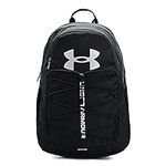 Under Armour Unisex Hustle Sport Backpack, Black (001)/Silver, One Size Fits All