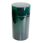 Tightpac America 12-Ounce Vacuum Sealed Dry Goods Storage Container, Emerald Tinted Body/Cap